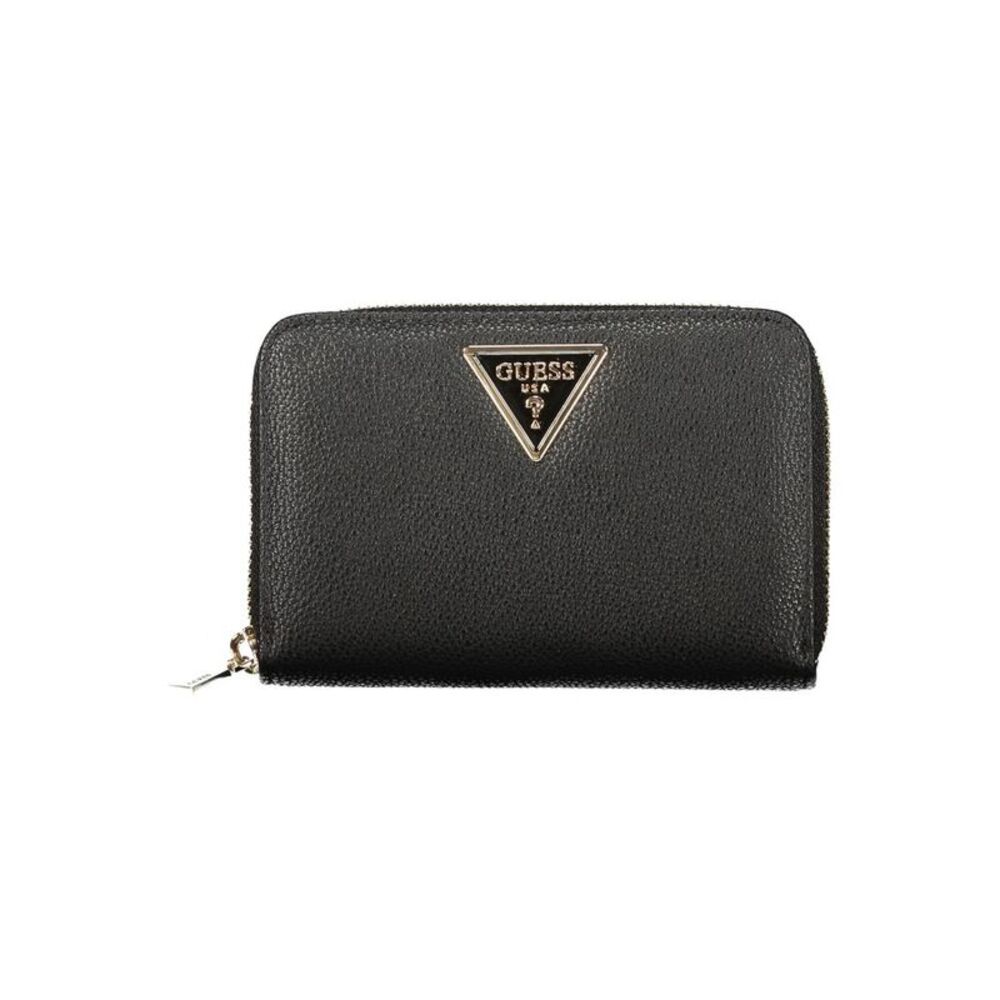 Guess Jeans Black Polyurethane Women's Women's Wallet
